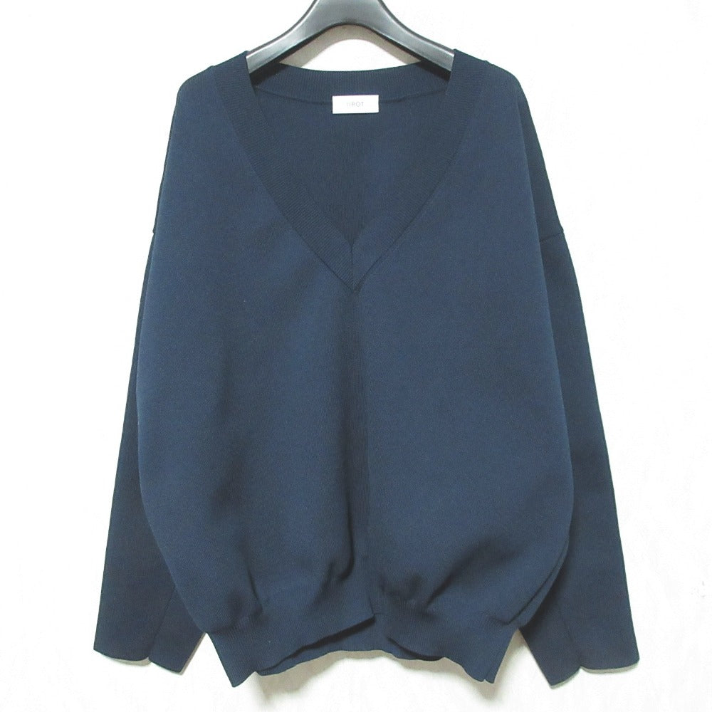 イロット Dry touch Vネックニットプルオーバー