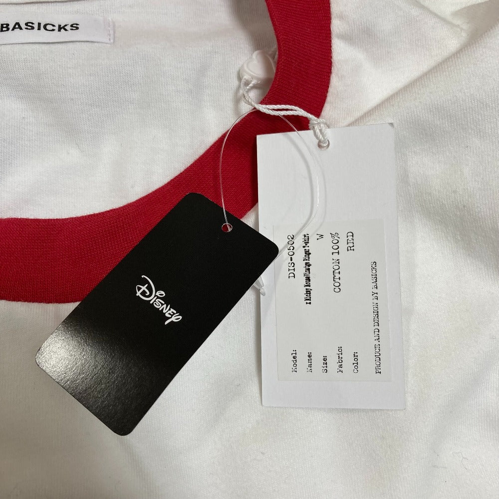 ベイシックス ディズニーコラボ ミッキー トリムTシャツ