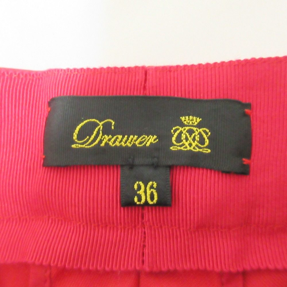 Drawer ストレッチ タック テーパード パンツ