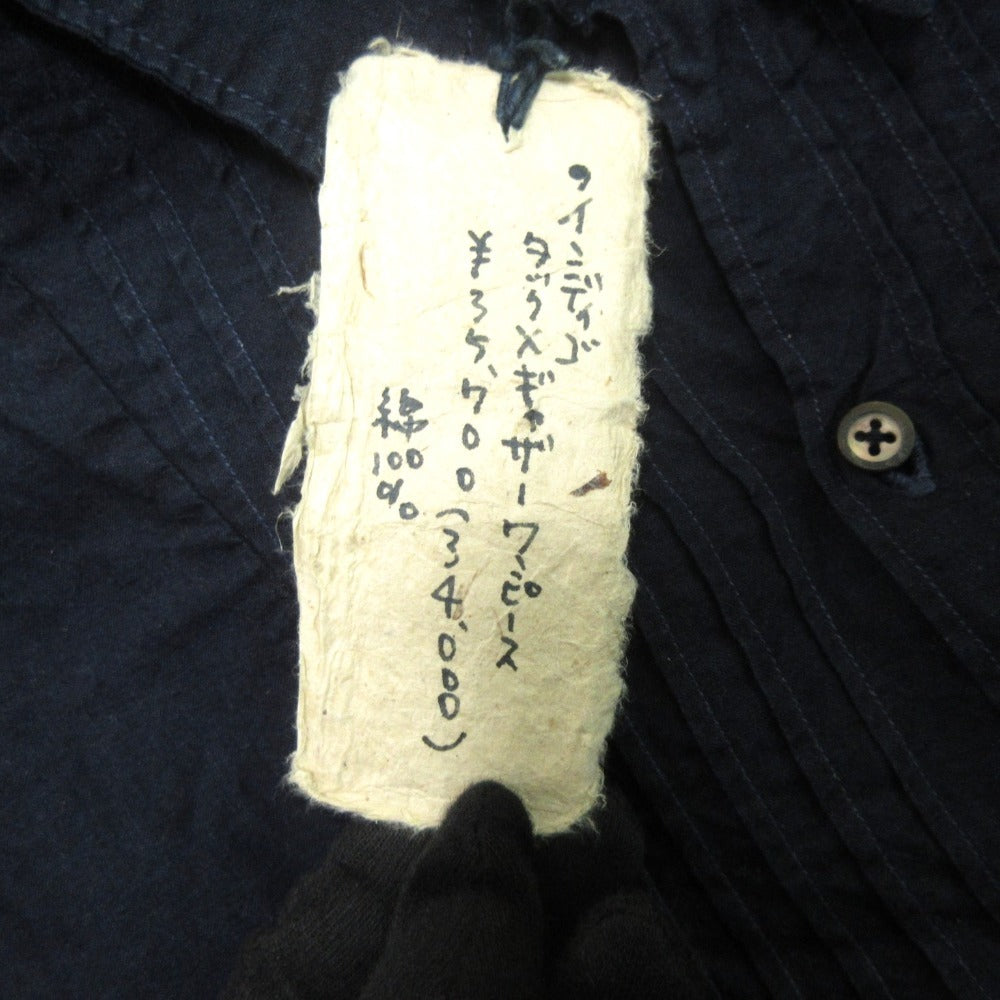 45R タック ギャザー シャツ ドレス