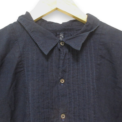 45R タック ギャザー シャツ ドレス