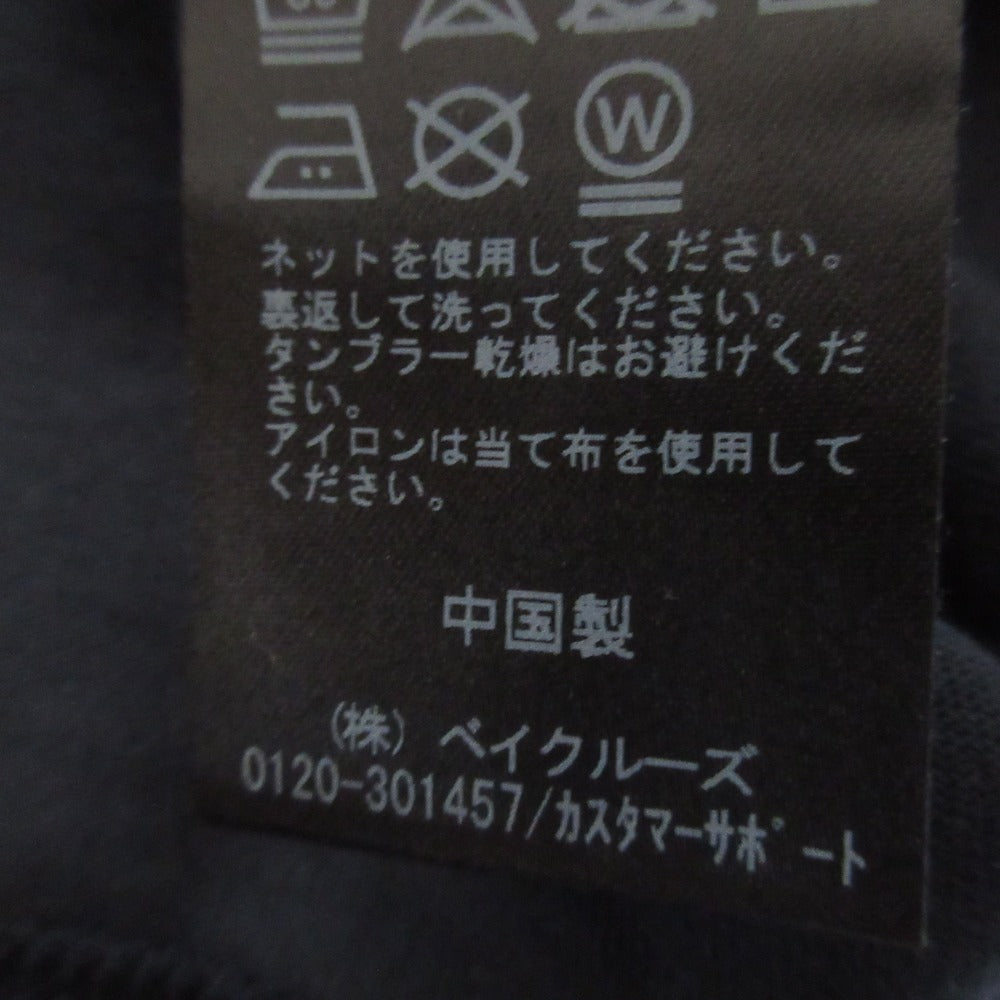 SLOBE IENA バックナンバリングプリント コットンTシャツ