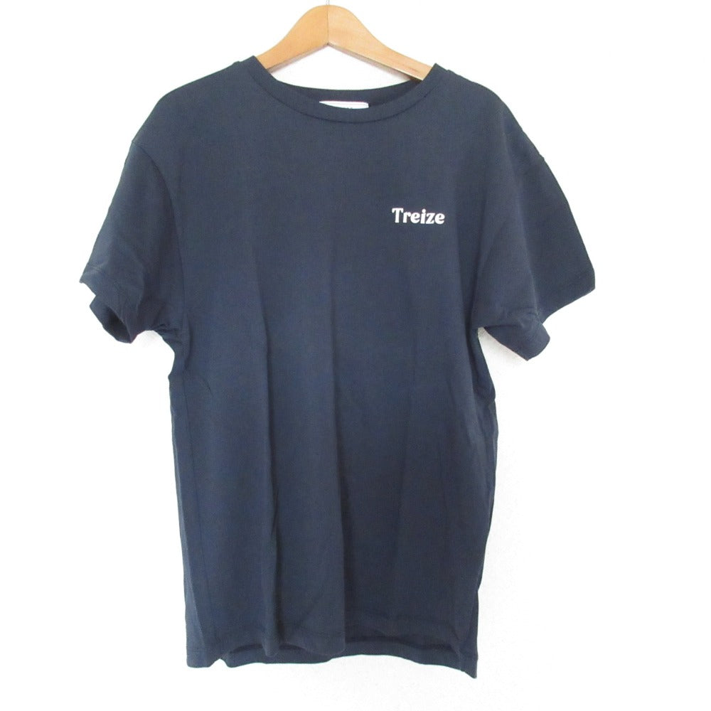 SLOBE IENA バックナンバリングプリント コットンTシャツ