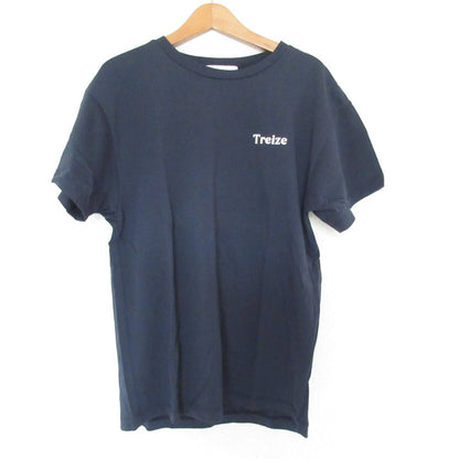 SLOBE IENA バックナンバリングプリント コットンTシャツ