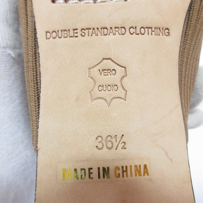 DOUBLE STANDARD CLOTHING リブニットサンダル