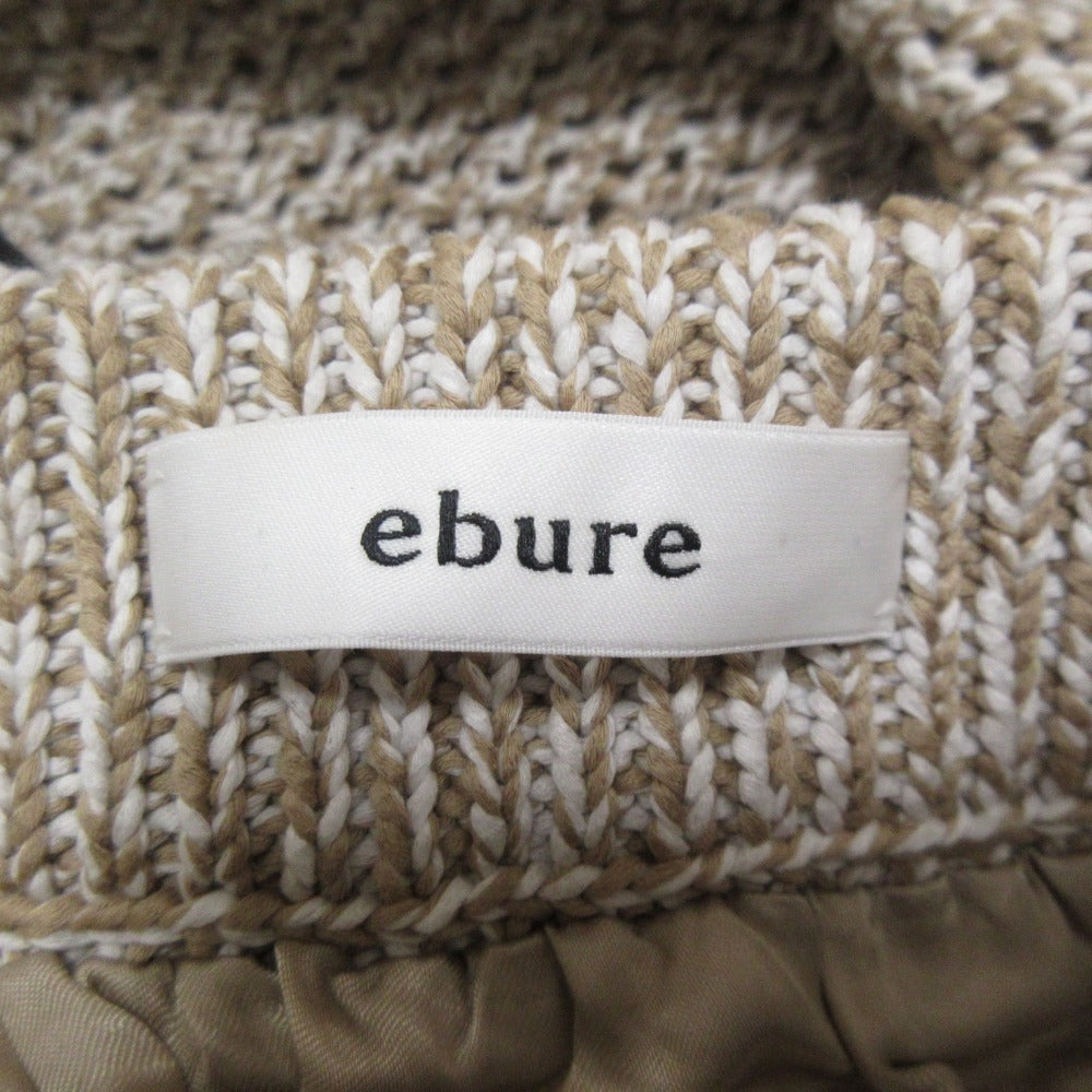 ebure カラー ツイスト ニット スカート