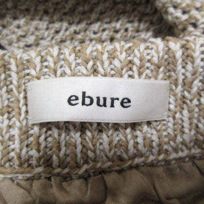 ebure カラー ツイスト ニット スカート