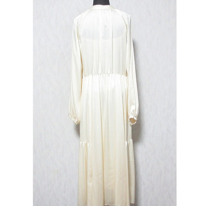 GRACE CONTINENTAL シルキー カフタンドレス