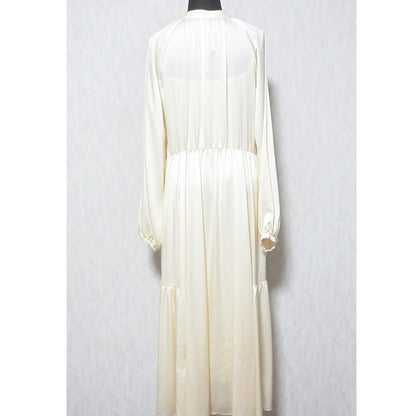 GRACE CONTINENTAL シルキー カフタンドレス