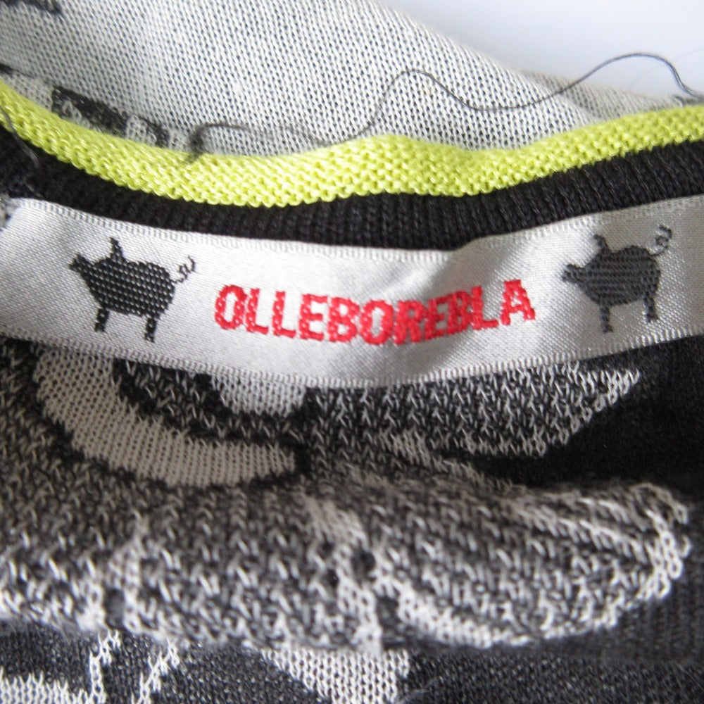 OLLEBOREBLA ぶたさん柄ニットベスト