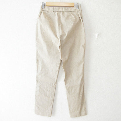 45R コットン リネン ストレッチ パンツ