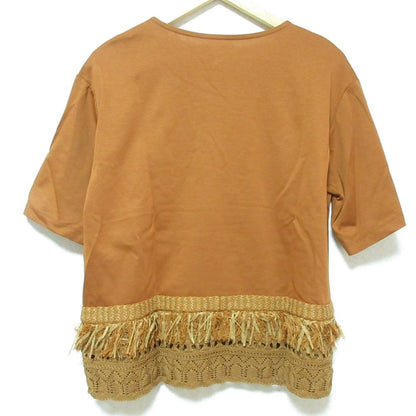 COOHEM フリンジクロシェヘムTシャツ
