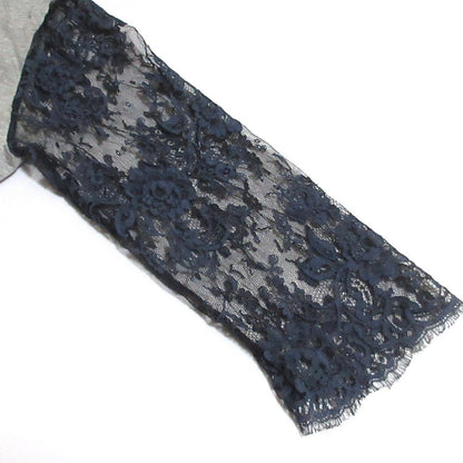 leur logette コットン レース スリーブ トップ