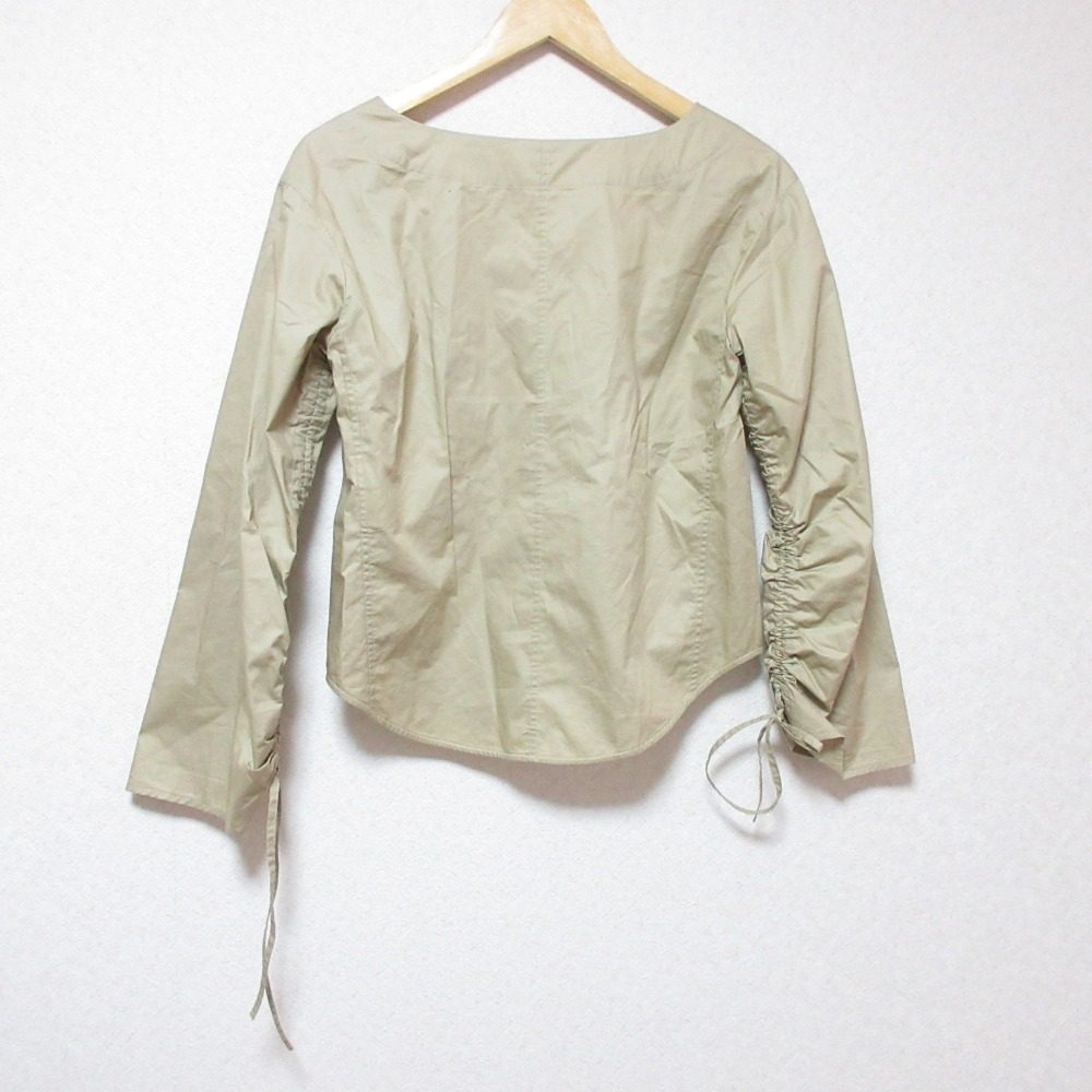 INSCRIRE ノー カラー シャツ ジャケット