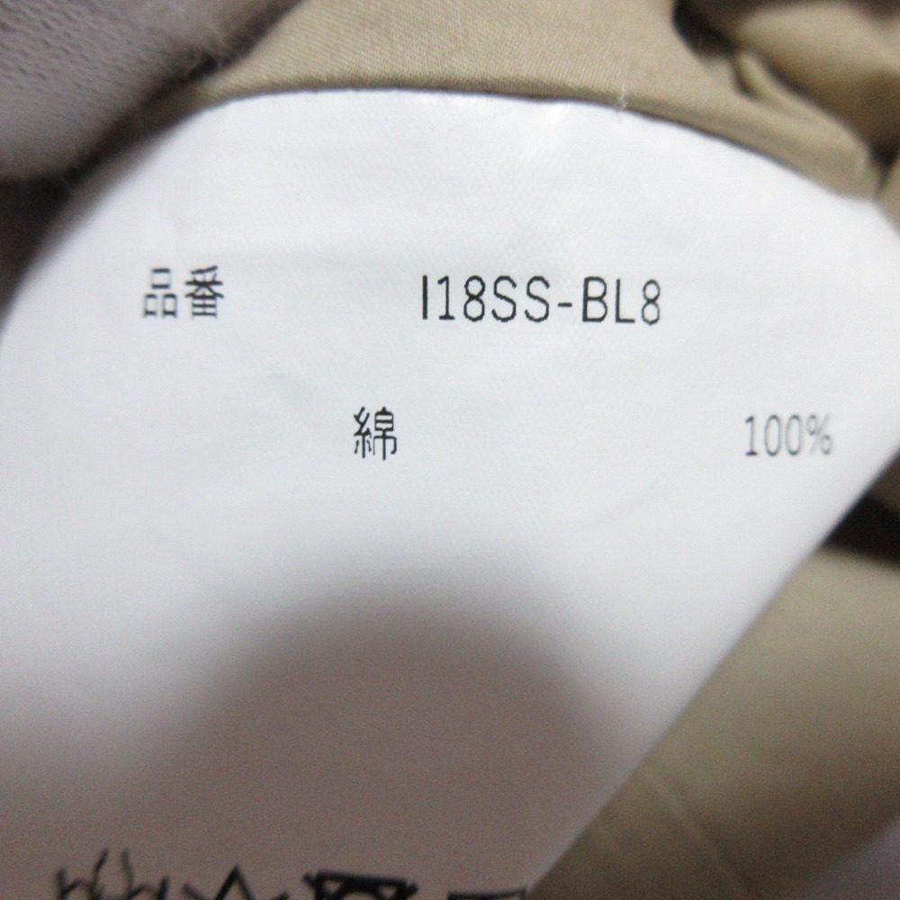 INSCRIRE ノー カラー シャツ ジャケット