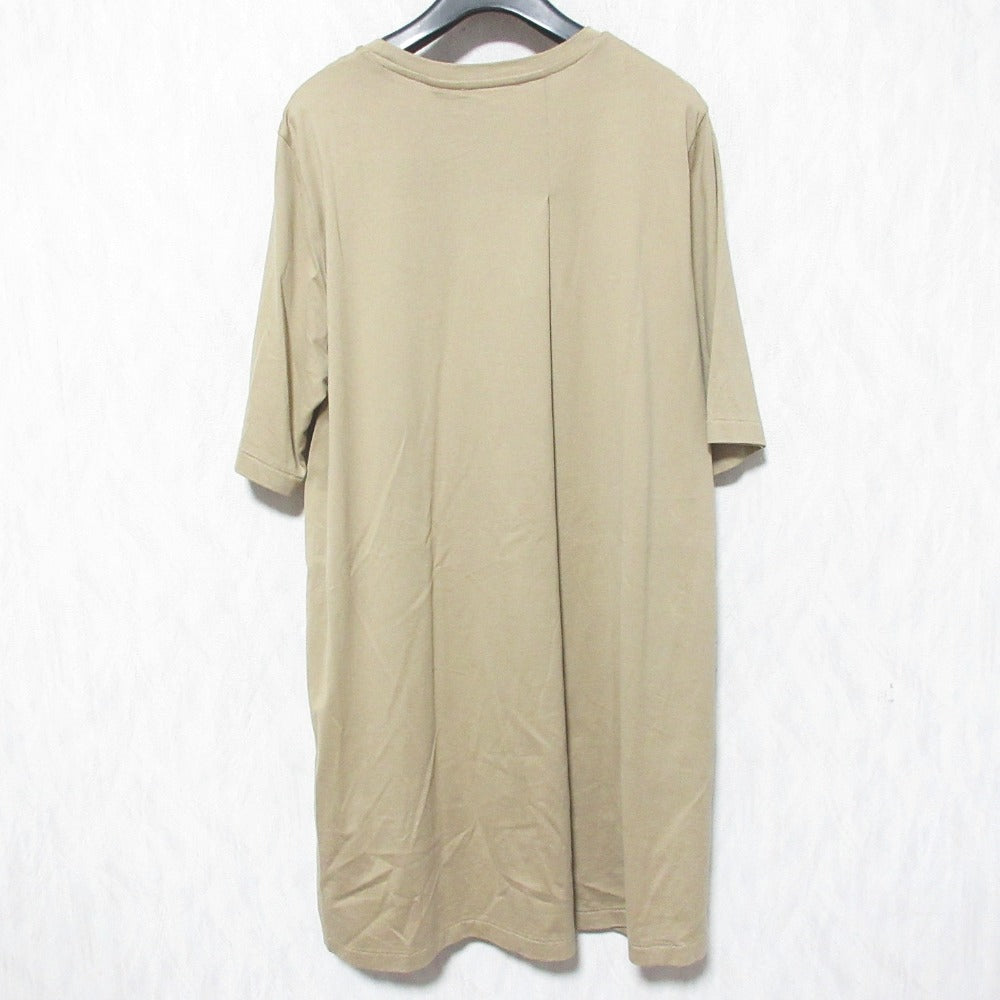 ATON アシンメトリー レイヤードTシャツ ロングカットソー