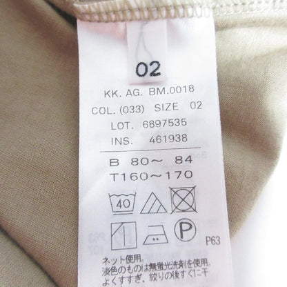 ATON アシンメトリー レイヤードTシャツ ロングカットソー