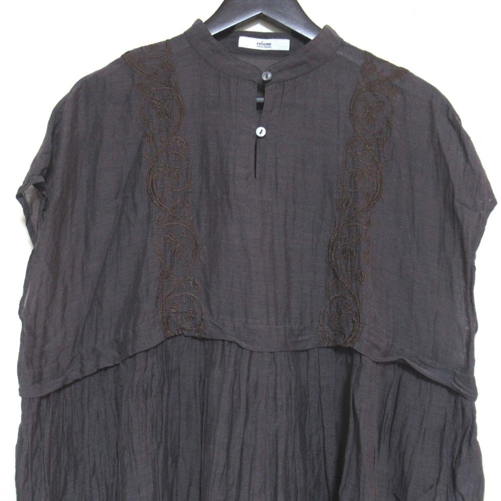 JOURNAL STANDARD relume エンブロイダリー フレンチスリーブ プルオーバーブラウス