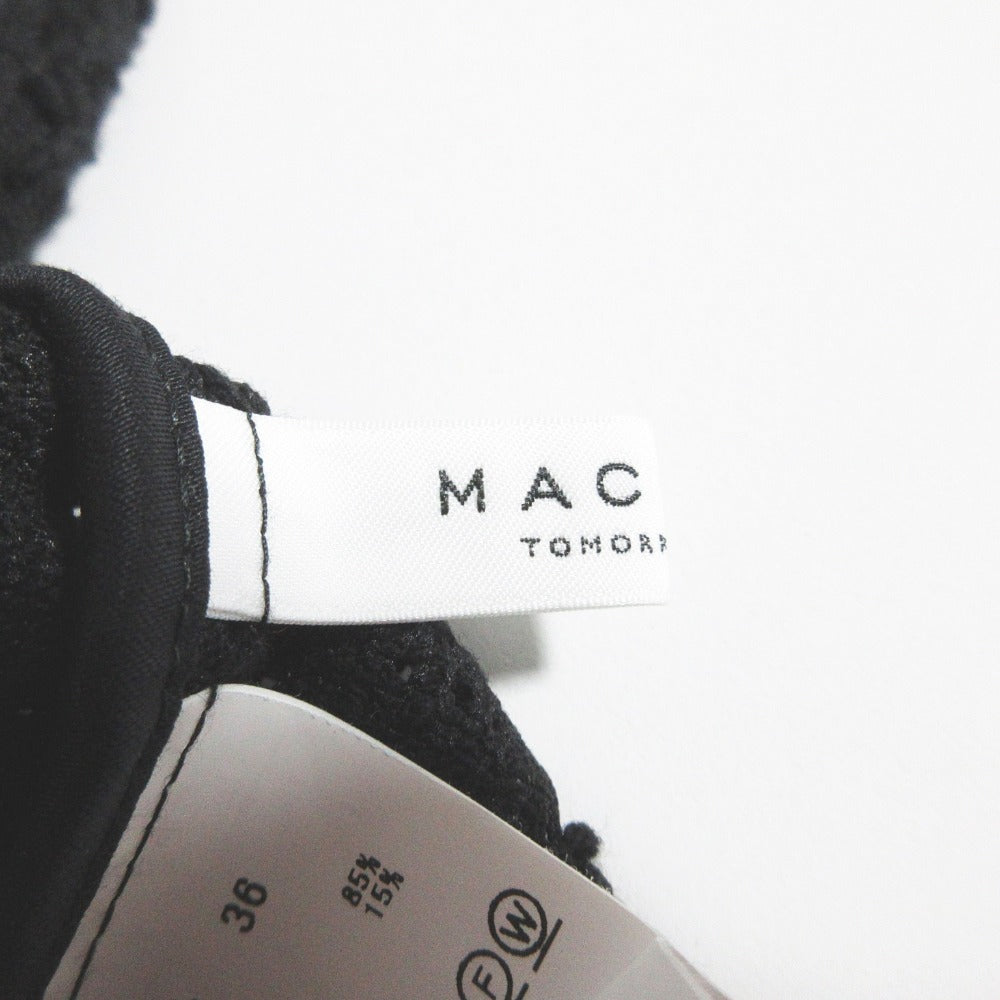 MACPHEE ラッセル レース ボートネック ブラウス