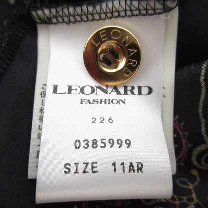 LEONARD プリント シルク シャツ