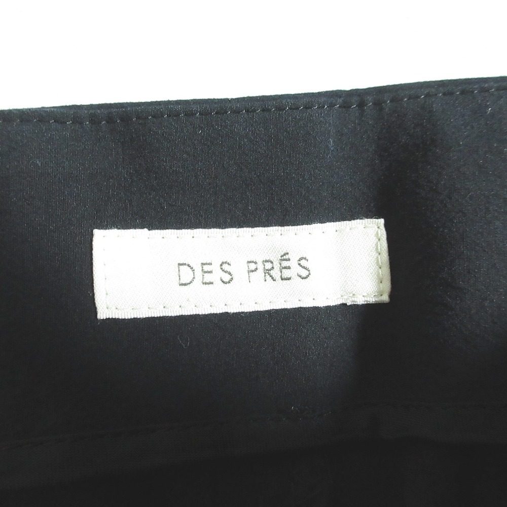 DES PRES ライトコットンストレッチワイドクロップドパンツ