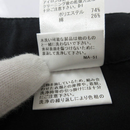 BLUE LABEL CRESTBRIDGE ギンガムチェック パールボタン クロップドパンツ