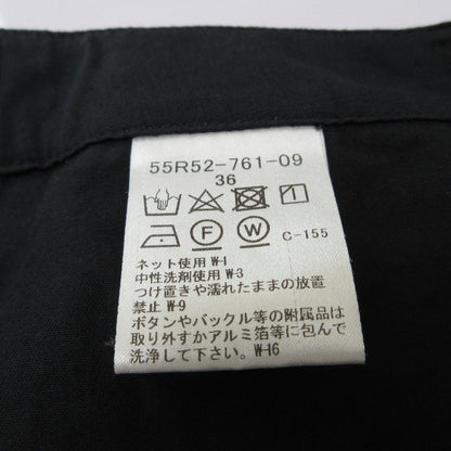 BLUE LABEL CRESTBRIDGE ギンガムチェック パールボタン クロップドパンツ