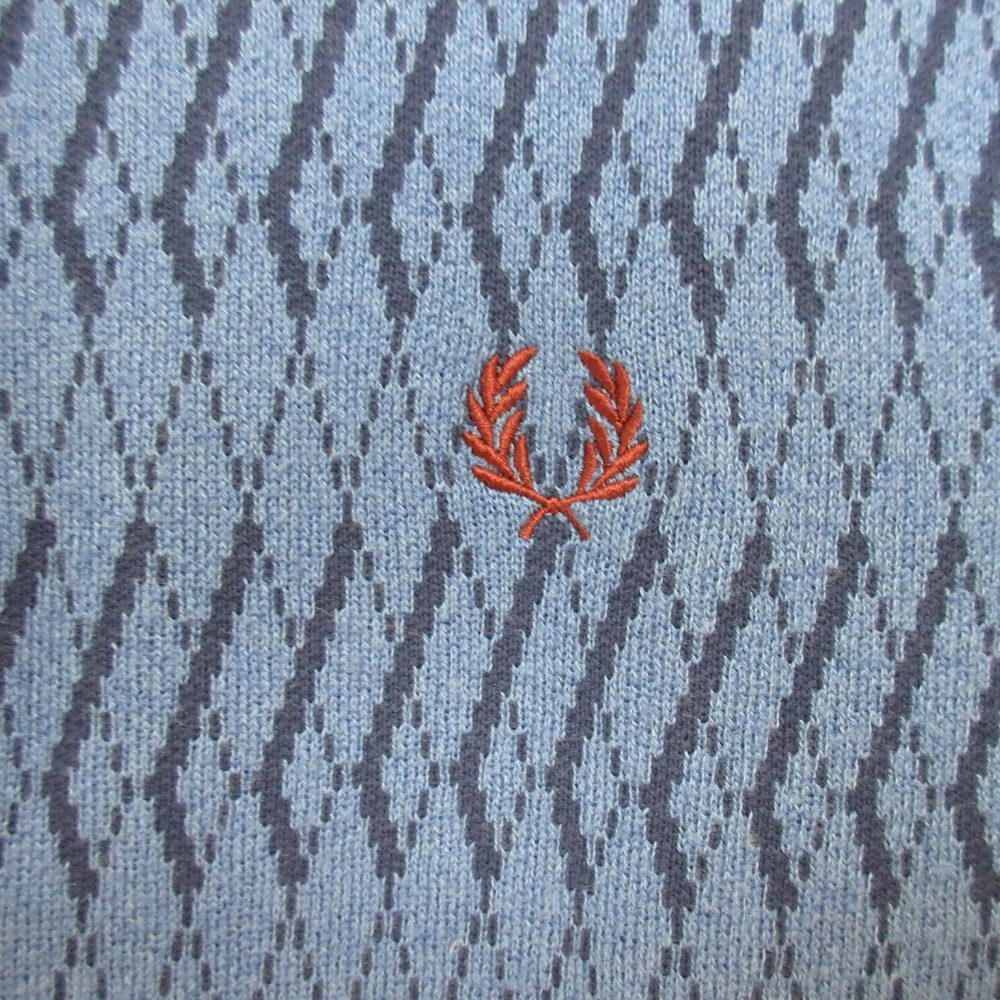 FRED PERRY ジャカード ロング ニット ドレス