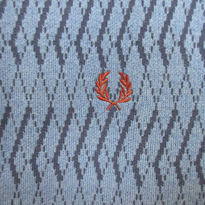 FRED PERRY ジャカード ロング ニット ドレス