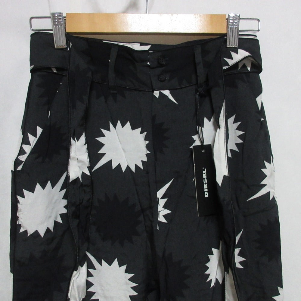 DIESEL ハイウエストクロップドパンツ
