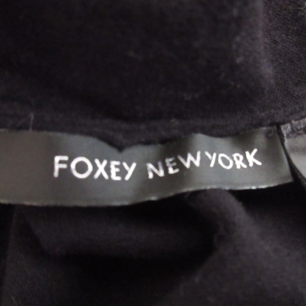 FOXEY NEW YORK ノースリーブニットカットソー