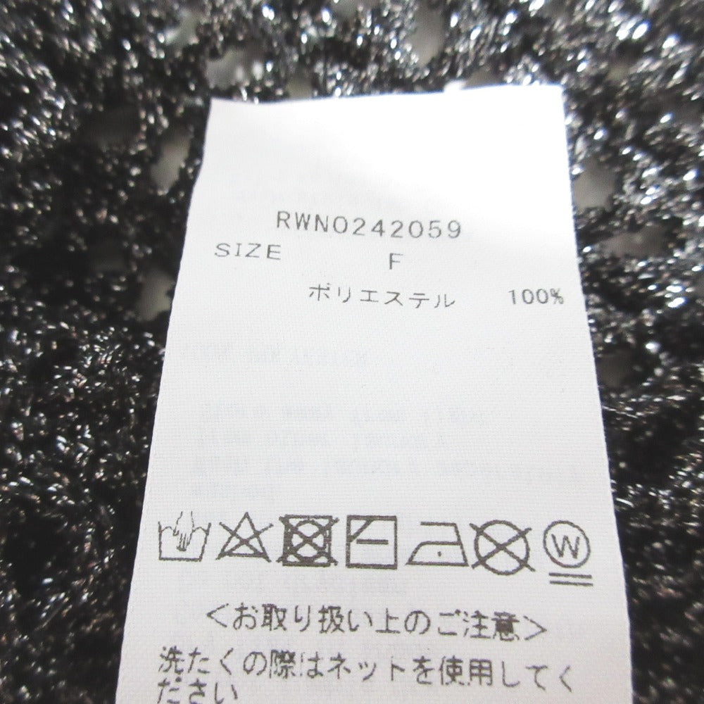 ファーファー シャイニーニットキャミソールワンピース