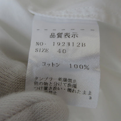 STRASBURGO ノー カラー ブラウス シャツ