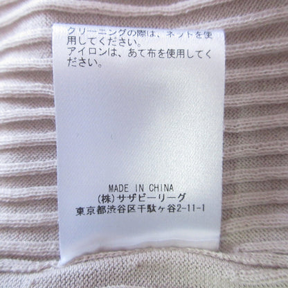 ebure ノースリーブ リブ ニット ドレス