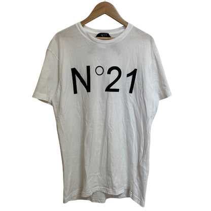 ヌメロヴェントゥーノ ロゴプリント コットン Tシャツ
