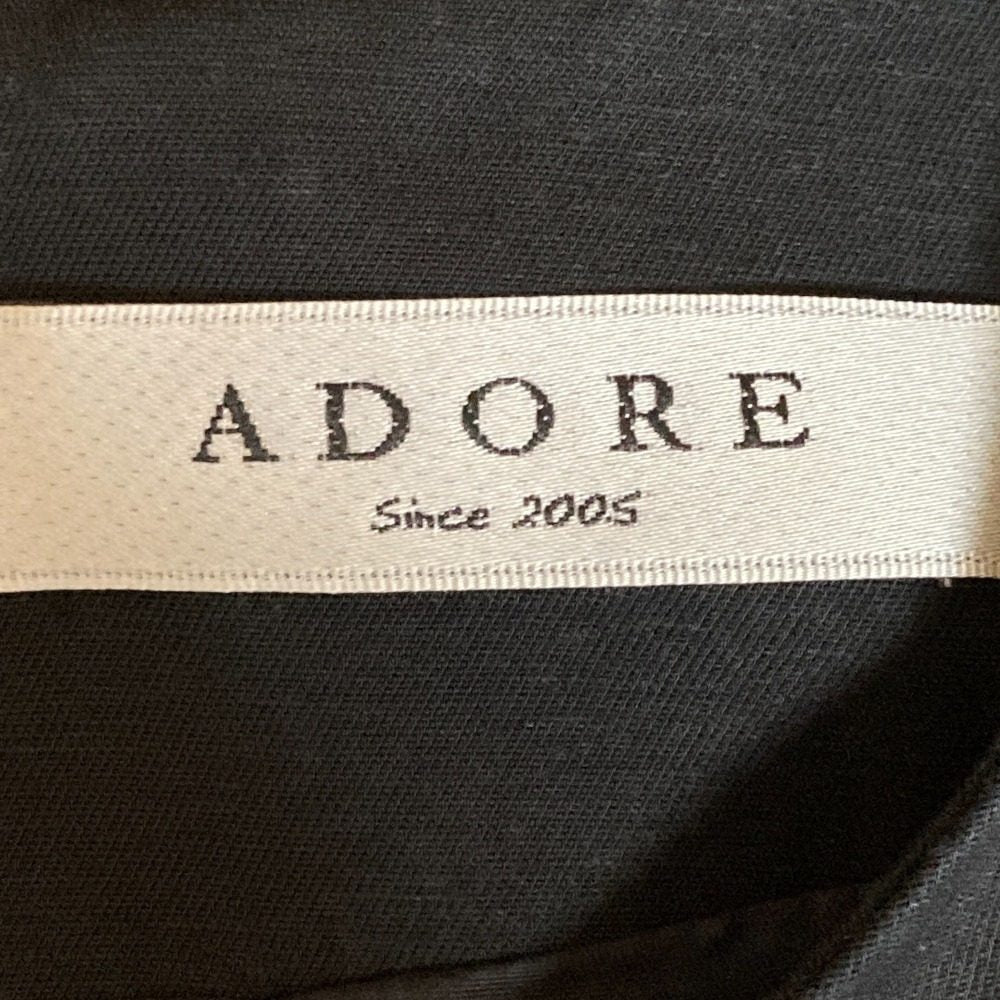 ADORE キーネックフレアーワンピース
