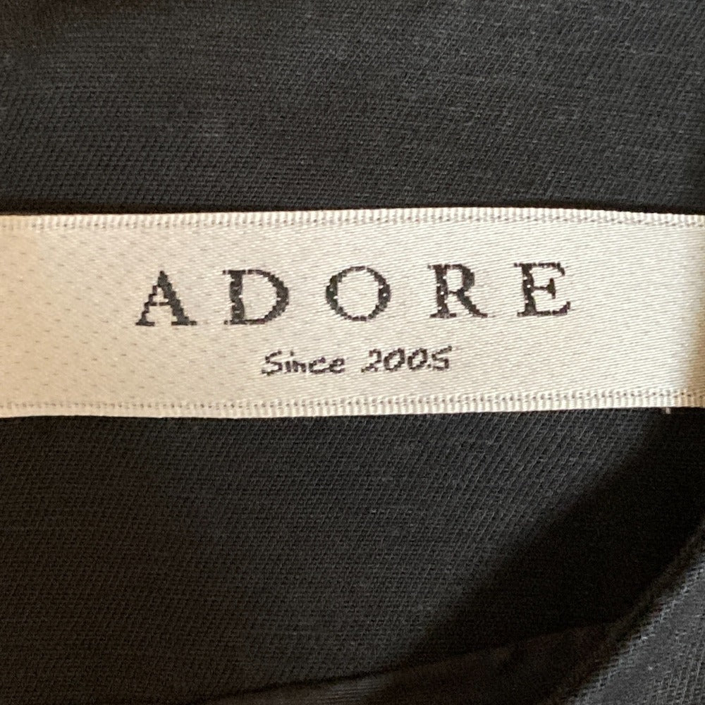 ADORE キーネックフレアーワンピース
