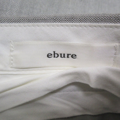 ebure リネン ワイド パンツ
