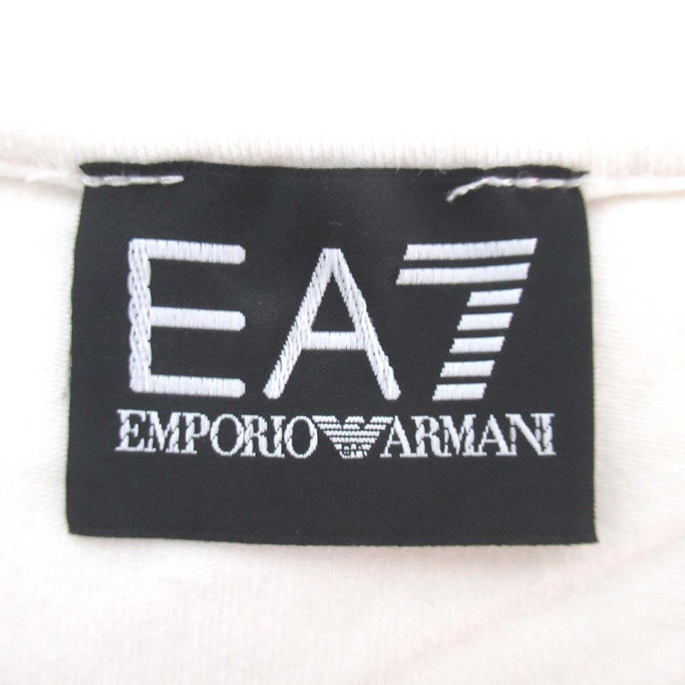 エンポリオアルマーニEA7 ラインストーンロゴ半袖Tシャツ