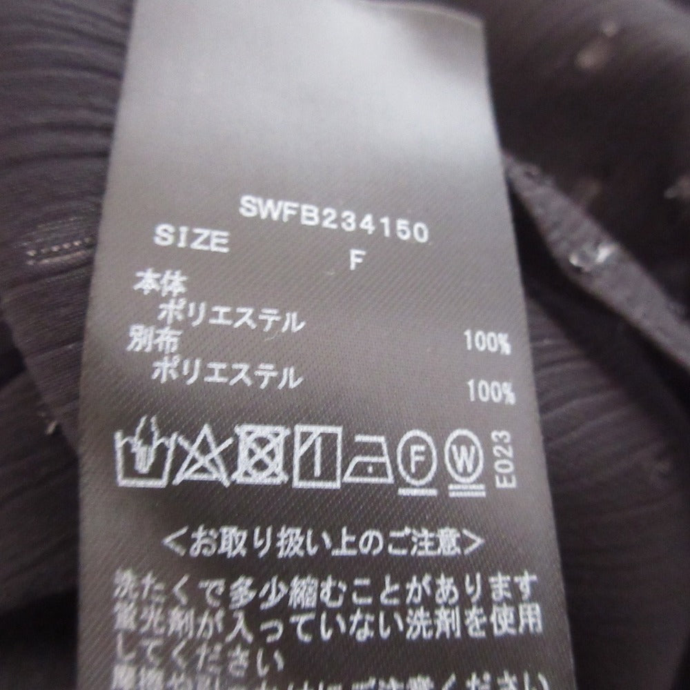 snidel タイノースリーブブラウス プルオーバー