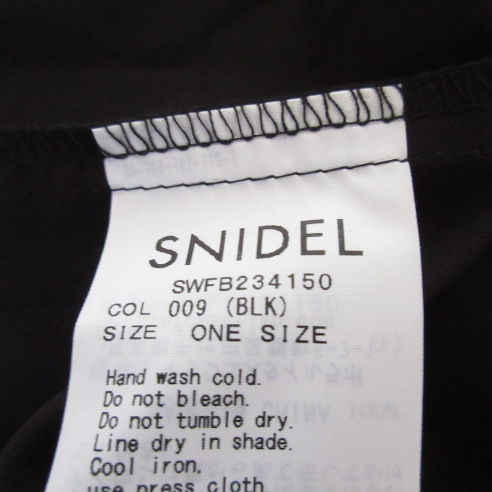 snidel タイノースリーブブラウス プルオーバー