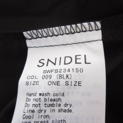 snidel タイノースリーブブラウス プルオーバー