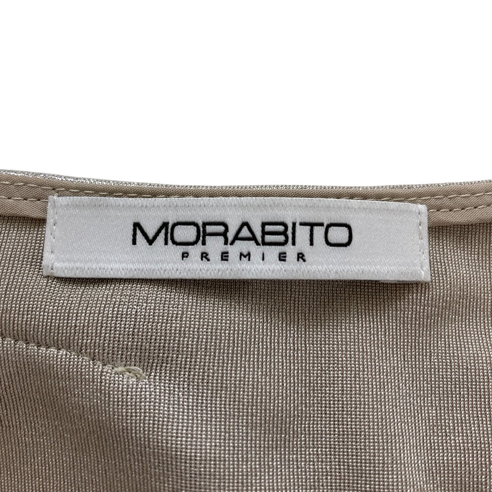 MORABITO PREMIER モニーレ 箔プリントノースリーブカットソー