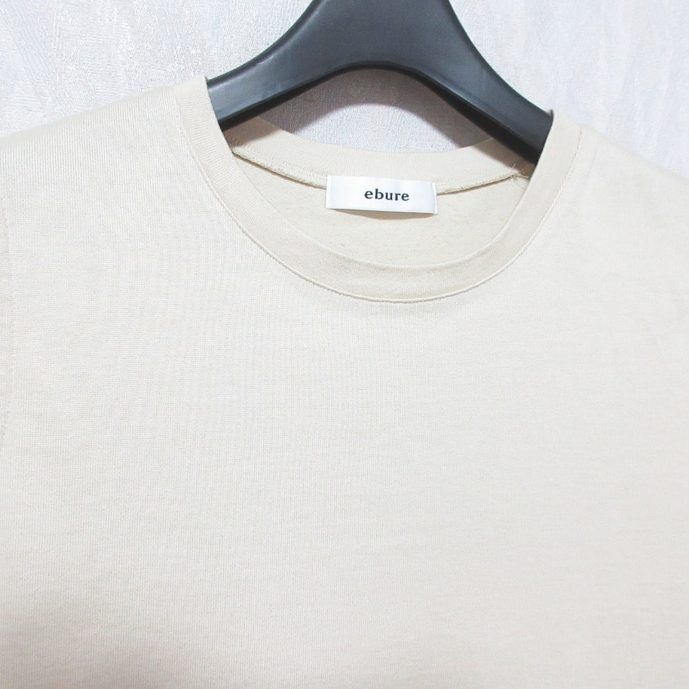 ebure クルーネックノースリーブカットソー