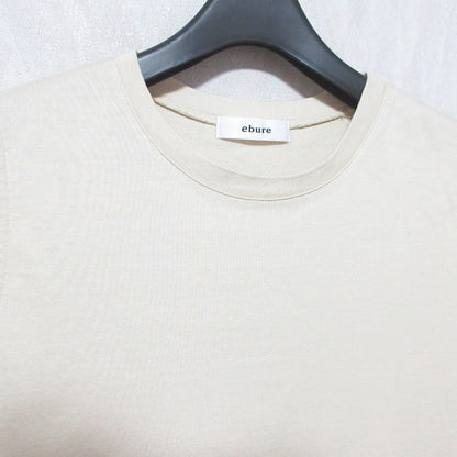 ebure クルーネックノースリーブカットソー