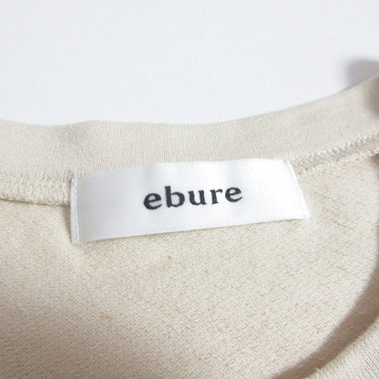 ebure クルーネックノースリーブカットソー