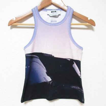 MSGM タンクトップ ノースリーブカットソー
