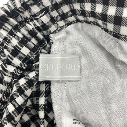CELFORD ギンガムチェックイージーパンツ