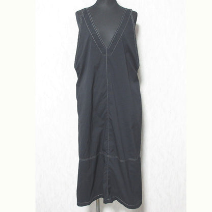 IENA タスラン V ネック ドレス ジャンパー スカート