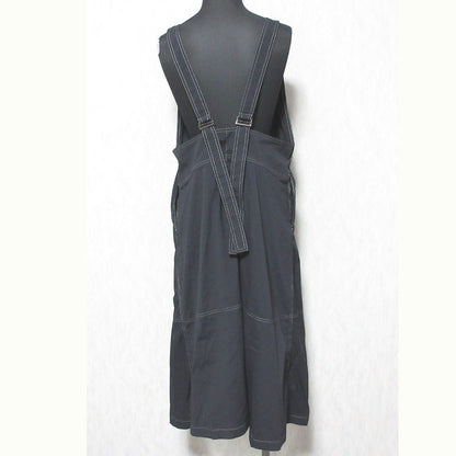 IENA タスラン V ネック ドレス ジャンパー スカート